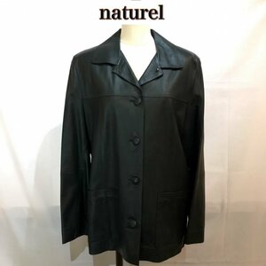 ｎａｔｕｒｅｌ メンズ レザージャケット グレーグリーン サイズＸＳ 本革 ミドル丈 コート テーラード 洋品紳士服/269