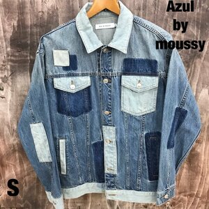 Ａｚｕｌ ｂｙ ｍｏｕｓｓｙ アズール バイ マウジー Ｇジャン デニム ジャケット ２５１ＡＳＳ１０－３０５２ Ｓ 洋品紳士服/246