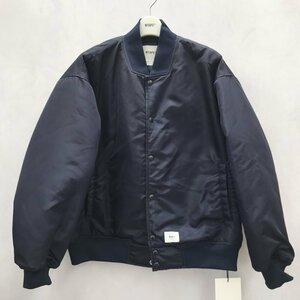 ＷＴＡＰＳ ＴＥＡＭ ＪＡＣＫＥＴ ネイビー Ｍ ダブルタップス チームジャケット ２１２ＴＱＤＴ－ＪＫＭ０１ 洋品紳士服/241