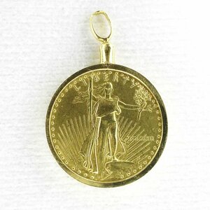 22 gold |18 gold gross weight 9.8g FINE GOLD K22 coin in goto Eagle 1|4 OZ 10 dollar K*Pt/219