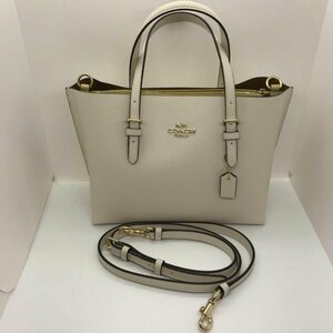 ＣＯＡＣＨ コーチ Ｃ４０８４ ２ＷＡＹ ショルダー バッグ ハンドバッグ レザー 革製品 ホワイト 白 レディース 中古 鞄/233