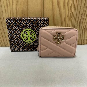 美品 ＴＯＲＹ ＢＵＲＣＨ レディース ウォレット 箱あり トリーバーチ ５６８２０ ０６１９ 二つ折り財布 ピンク 鞄/247