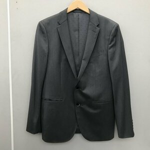 ｎａｎｏ ｕｎｉｖｅｒｓｅ ジャケット ナノユニバース サイズ５０ ２ボタン グレー ウール 洋品紳士服/232