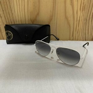 Ｒａｙ－Ｂａｎ ＡＶＩＡＴＯＲ メンズ 中古 眼鏡 ブランド レイバン ＲＢ３０２５ アビエーター サングラス 白フレーム アクセ/247