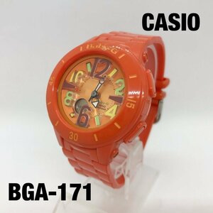 ＣＡＳＩＯ カシオ ＢＧＡ－１７１ ベビーＧ ＢＡＢＹ－Ｇ デジアナ クオーツ オレンジ 時計/246