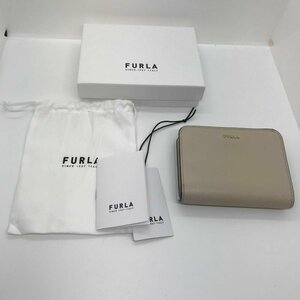 傷や汚れ有り ＦＵＲＬＡ フルラ 財布 二つ折り ベージュ系 ＢＡＢＹＬＯＮ Ｓ バビロン ジップアラウンドウォレット 鞄/233