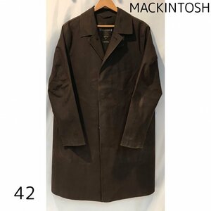 ＭＡＣＫＩＮＴＯＳＨ コート ブラウン ４２ コットン マッキントッシュ Ｇｅｎｕｉｎｅ Ｈａｎｄｍａｄｅ メンズ 洋品紳士服/252
