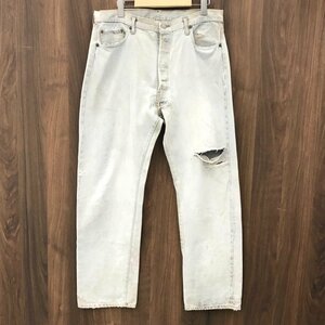 Ｌｅｖｉｓ リーバイス ５０１ ７０年代 赤タグ デニム パンツ ビンテージ 青 アメリカ カジュアル リペア 補修痕 洋品紳士服/266