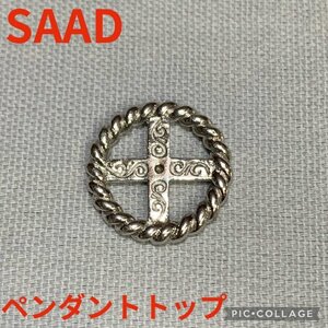 ＳＡＡＤ メンズ 装飾品 おしゃれ ファッション ネックレス サード ホイール ペンダントトップ 約２ｃｍ シルバー 中古 アクセサ/247