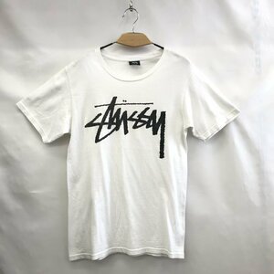 ＳＴＵＳＳＹ ステューシー メンズ Ｔシャツ 半袖 トップス Ｓ 夏 白Ｔ ストリート ロゴ プリント シンプル 洋品紳士服/218