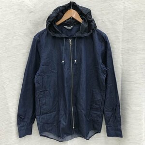 ＤＩＥＳＥＬ ディーゼル Ｄ－ＨＯＯＤ－ＺＩＰＳ フード切替 ジップアップ デニム シャツ パーカー インディゴ Ｍサイズ 洋品紳/248