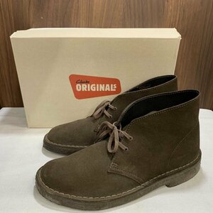 Ｃｌａｒｋｓ Ｏｒｉｇｉｎａｌｓ ＵＳ８ 約２６ｃｍ 中古 クラークス デザートブーツ ブラウン レザー スウェード 靴/247