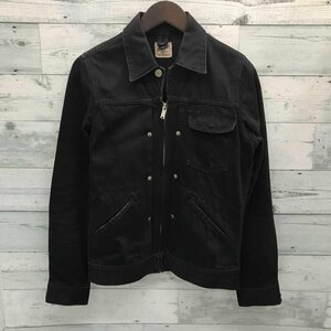 Ｗｒａｎｇｌｅｒ ラングラー 野口強 ジップ メンズ ジャケット Ｓサイズ ブラック コットン１００％ 洋品紳士服/208