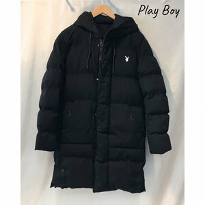 ＰＬＡＹ ＢＯＹ ダウンジャケット コート ロングコート 黒 ブラック レディース プレイボーイ ウィンター 冬 ホット 洋品婦人服/252