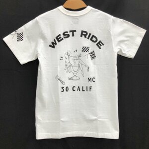 ＷＥＳＴ ＲＩＤＥ Ｓ／Ｓ Ｔ－ＳＨＩＲＴ ウエストライド 半袖 Ｔシャツ ホワイト プリント ＭＣ ＳＯ ＣＡＬＩＦ 洋品紳士服/219