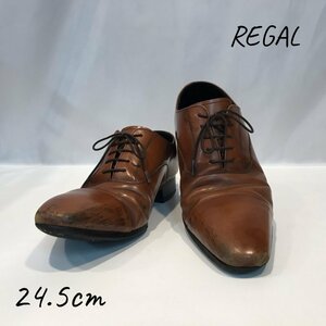 ＲＥＧＡＬ ビジネスシューズ 革靴 メンズ リーガル ２４．５ｃｍ 小さめサイズ ブラウン 靴/252