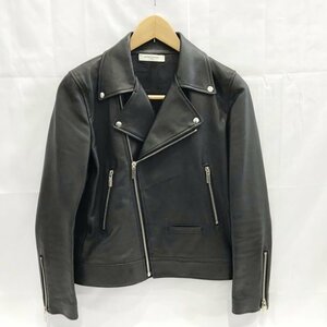 ＵＮＩＴＥＤ ＡＲＲＯＷＳ ユナイテッドアローズ ラムレザー 羊革 ダブルライダース ジャケット ブラック 黒 ３８ 中古 洋品婦/248