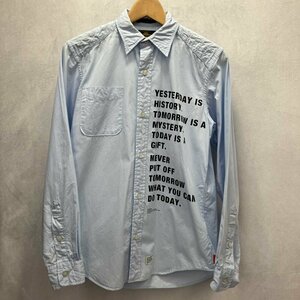 ＷＴＡＰＳ 長袖 シャツ ブルー ＦＵＲＲＩＥＳ Ｌ／Ｓ ダブルタップス ０９２ＳＰＤＴ－ＳＨＭ０６ Ｓ １５ＡＷ 洋品紳士服/241