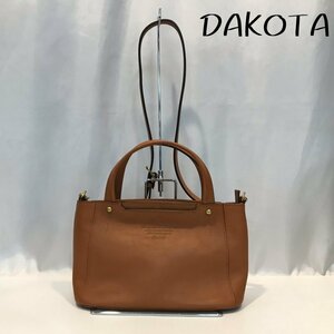 中古 Ｄａｋｏｔａ ショルダーバッグ ２ｗａｙバッグ ダコタ ハンドバッグ レディース レザー ブラウン 鞄/252