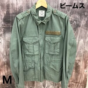 ＢＥＡＭＳ ビームス １１ １８ ０４９６ １０９ Ｍ－６５ スタッズ ジャケット ミリタリー カーキ Ｍ 洋品紳士服/246