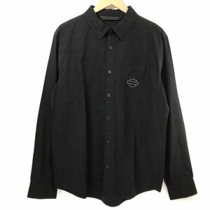 ＨＡＲＬＥＹ ＤＡＶＩＤＳＯＮ ハーレーダビッドソン チェック柄 ボタンシャツ コットン ブラック サイズＬ 美品 洋品紳士服/219