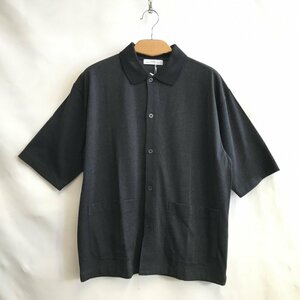 未使用品 ＵＮＩＴＥＤ ＡＲＲＯＷＳ アローズ ドライ ウール ミックス オープンカラー ポロシャツ Ｓ 黒 洋品紳士服/218