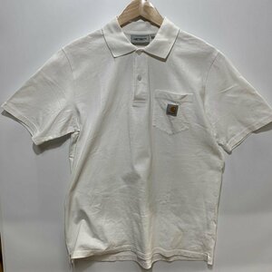 ｃａｒｈａｒｔｔ メンズ ファッション ブランド 中古 古着 カーハート 半袖ポロシャツ Ｓサイズ ホワイト 洋品紳士服/247