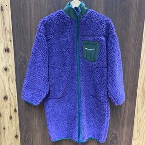 Ｃｈａｍｐｉｏｎ ボア レディース パープル 紫 Ｍサイズ チャンピオン ジップアップ ロングコート アウター おしゃれ 洋品婦人/247