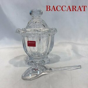 美品 ＢＡＣＣＡＲＡＴ シュガーポット マスタードポット バカラ ＭＩＳＳＯＵＲＩ ミズーリ クリスタル 箱付き ギフト/252