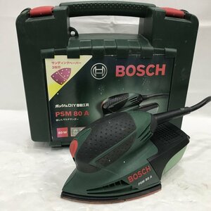 使用感強め ＢＯＳＣＨ ボッシュ ＰＳＭ８０Ａ １００Ｖ 電気 吸じん 吸塵 マルチ サンダー ＤＩＹ ８０Ｗ 中古品 電動工具/248