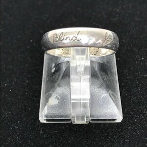 GUCCI Gucci silver ring #17 accessory Blind for LOVE Inter locking G 925 accessories /233