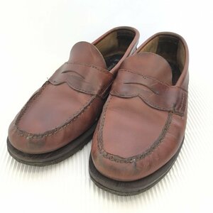 中古 Ｒｕｓｓｅｌｌ．Ｍｏｃｃａｓｉｎ，ｃｏ ビジネス 革 ローファー ラッセルモカシン レザー メンズ オフィス 茶 靴/218