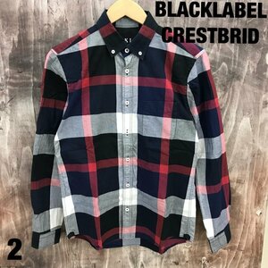 ＢＬＡＣＫ ＬＡＢＥＬ ＣＲＥＳＴＢＲＩＤＧＥ ２ 三陽商会 ブラックレーベル クレストブリッジ 長袖 チェック シャツ 洋品紳士/246