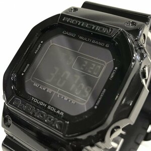中古 ＣＡＳＩＯ カシオ Ｇ－ＳＨＯＣＫ グロッシーブラック 電波ソーラー メンズ 腕時計 デジタル ＧＷ－Ｍ５６１０ＢＢ 時計/248