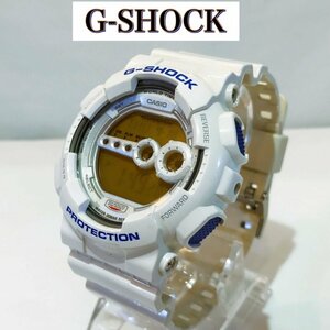 ＣＡＳＩＯ Ｇ－ＳＨＯＣＫ ３２６３ ＧＤ－１００ＳＣ カシオ ジーショック 腕時計 白 デジタル 防水 メンズ 時計/269