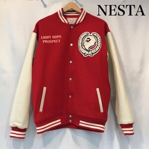 中古 ＮＥＳＴＡ ネスタ メンズ アウター レザー スタジャン スタジアムジャンパー アワードジャケット Ｌ 洋品紳士服/252