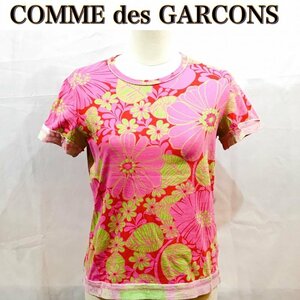 ＣＯＭＭＥ ｄｅｓ ＧＡＲＣＯＮＳ 総柄 コムデギャルソン Ｔシャツ ピンク 花柄 洋品婦人服/269