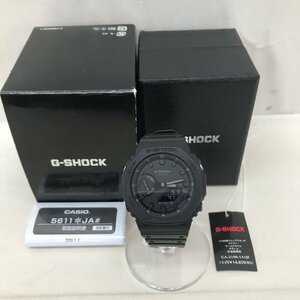 ＣＡＳＩＯ Ｇ－ＳＨＯＣＫ 腕時計 黒 八角形 カシオ ＧＡ－２１００－１Ａ１ＪＦ カーボンコアガード ブラック 時計/255