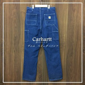 Ｃａｒｈａｒｔｔ カーハート ３２ コットン 青系 デニム ペインターパンツ インディゴ ３８２－８３ メンズ 洋品紳士服/233