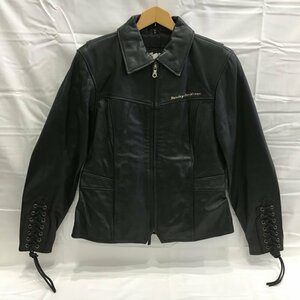 ＨＡＲＬＥＹ ＤＡＶＩＤＳＯＮ ハーレーダビッドソン レザー シングル ライダース ジャケット 革ジャン ＳＷ ブラック 洋品婦人/248