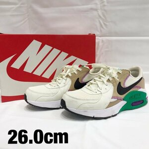 ＮＩＫＥ ナイキ ＡＩＲ ＭＡＸ ＥＸＣＥＥ エアマックス エクシー スニーカー ＣＤ４１６５－１１７ ２６ｃｍ 中古品 靴/248