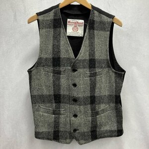 ＭＡＬＥ＆Ｃｏ． Ｈａｒｒｉｓ Ｔｗｅｅｄ コラボ メンズ メイル＆コー ハリスツイード ウール ベスト Ｌ グレー 洋品紳士服/241