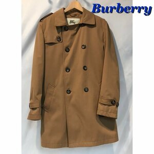 Ｂｕｒｂｅｒｒｙ バーバリー ロングコート ブラウン 茶色 トレンチコート Ｍサイズ ステンカラー チェスターコート 洋品紳士服/252