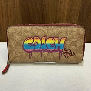 ＣＯＡＣＨ Ｆ３６０７９ レディース ウォレット ロゴ入り コーチ シグネチャー 長財布 ブラウン系 中古 ブランド 鞄/247