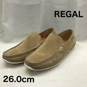 ＲＥＧＡＬ リーガル ＮＣ２１Ｌ ５５ＢＬ スエード ベージュ スリッポン ２６．０ｃｍ 靴/246