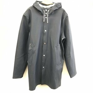 ｓｔｕｔｔｅｒｈｅｉｍ ストゥッテルハイム ジャケット レインコート ネイビー サイズＬ アウター コート 防水 雨 洋品紳士服/218