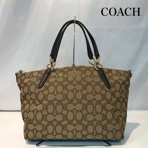 中古 ＣＯＡＣＨ コーチ シグネチャー レディース バッグ トートバッグ ハンドバッグ ストラップ欠損 Ｆ５８２８３ 鞄/252