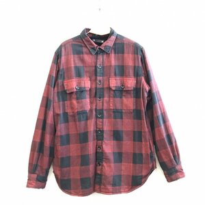 ＭＩＮＥＤＥＮＩＭ マインデニム メンズ トップス チェックシャツ ボア ジャケット赤 アメカジ サイズ３ 洋品紳士服/218