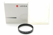 #2550◆送料無料◆LEICA ライカ E46 UVa FILTER 13004 46mmフィルター 黒枠 ブラック 元箱_画像1