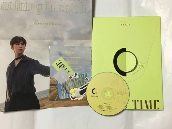 送料込み　ONEUS　ワンアス　ウォノス　CD　1stシングル　1st Single　☆IN ITS TIME☆　2曲　韓国盤　K-POP